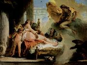 Giovanni Battista Tiepolo Danae und Zeus oil on canvas